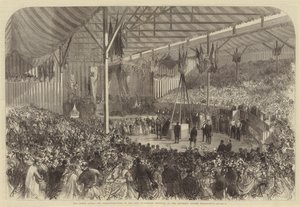The Queen laying the Foundation-Stone of the New St Thomas